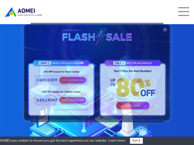 'aomeitech.com' screenshot