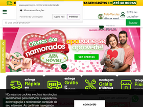 'apamoveis.com.br' screenshot