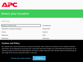 'apc.com' screenshot
