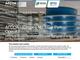 'apcoa.com' screenshot