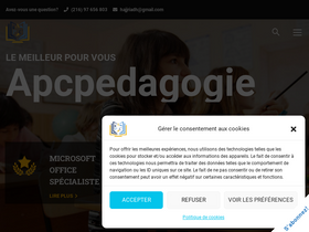 'apcpedagogie.com' screenshot