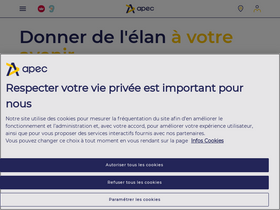'apec.fr' screenshot