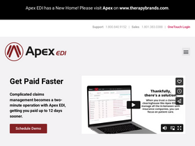 'apexedi.com' screenshot