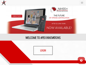 'apexinnovations.com' screenshot