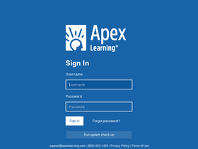 'apexvs.com' screenshot