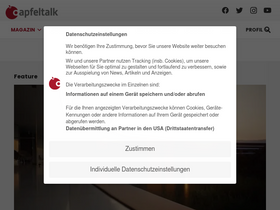 'apfeltalk.de' screenshot
