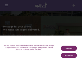 'apifon.com' screenshot