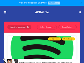 'apk4free.org' screenshot