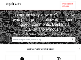 'apkun.com' screenshot