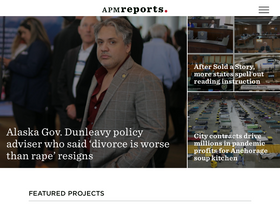 'apmreports.org' screenshot
