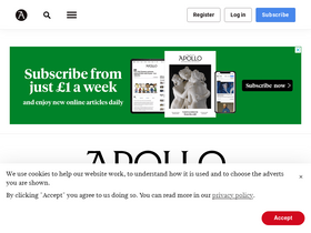 'apollo-magazine.com' screenshot