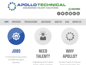 'apollotechnical.com' screenshot