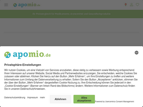 'apomio.de' screenshot