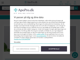 'apopro.dk' screenshot