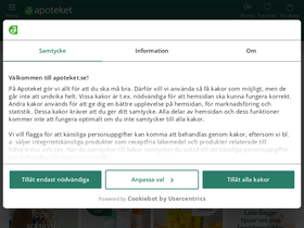 'apoteket.se' screenshot