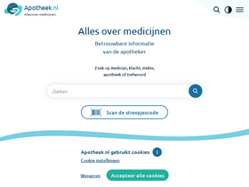 'apotheek.nl' screenshot