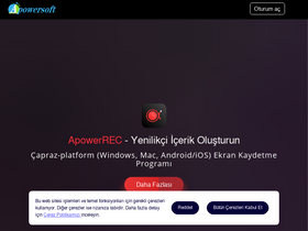 'apowersoft-tr.com' screenshot