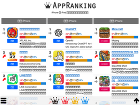 'app-ranking.net' screenshot