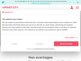 'appartcity.com' screenshot