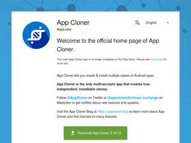 'appcloner.app' screenshot