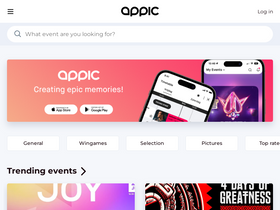 'appic.events' screenshot