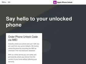 'appleiphoneunlock.uk' screenshot