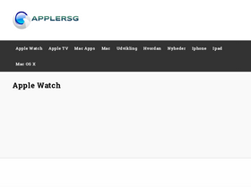 'applersg.com' screenshot