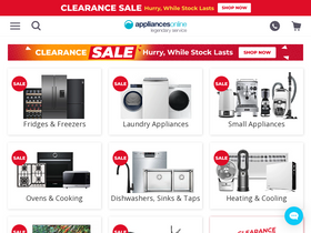 'appliancesonline.com.au' screenshot
