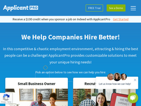 'applicantpro.com' screenshot