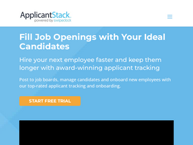 'applicantstack.com' screenshot