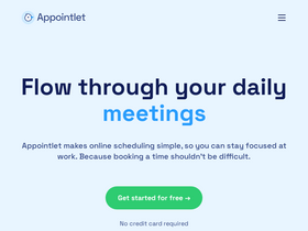 'appointlet.com' screenshot