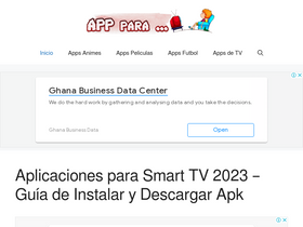 'appparasmarttv.com' screenshot