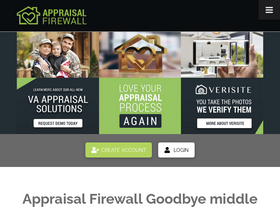 'appraisalfirewall.com' screenshot