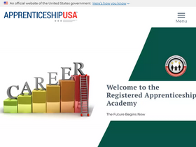 'apprenticeship.gov' screenshot