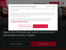 'apprentis-auteuil.org' screenshot