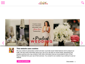 'apracticalwedding.com' screenshot