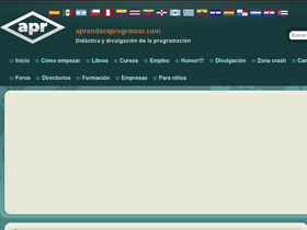 'aprenderaprogramar.com' screenshot
