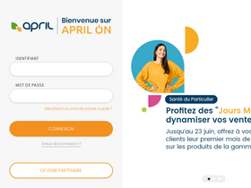 'april-on.fr' screenshot