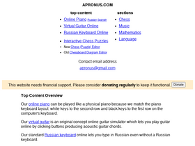 'apronus.com' screenshot