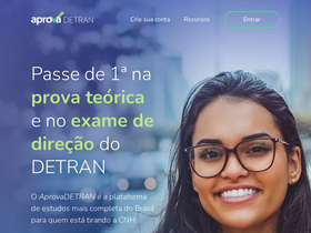 'aprovadetran.com.br' screenshot