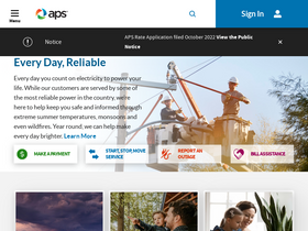 'aps.com' screenshot