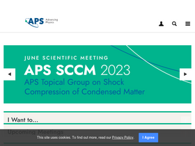 'aps.org' screenshot