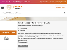 'apteekkituotteet.fi' screenshot