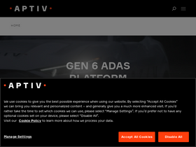 'aptiv.com' screenshot