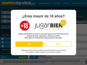 'apuestasdeportivas.com' screenshot