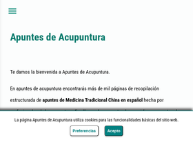 'apuntes-de-acupuntura.com' screenshot