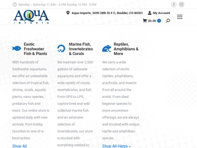 'aqua-imports.com' screenshot