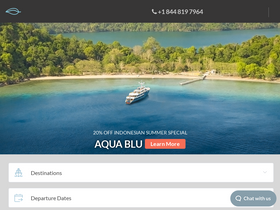 'aquaexpeditions.com' screenshot
