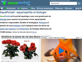 'aquaportail.com' screenshot