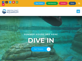 'aquarium.org' screenshot